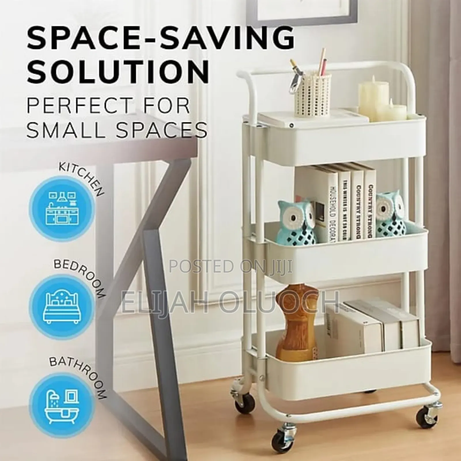 Heavy Gauge 3 Layer Mesh Trays Metallic Trolley Rack Now Available