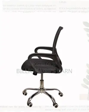 Secretarial Mesh Office Chair Fabric Seat Lumbar Support Professional