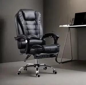 Office Chairs: Comfortable High-Back Leather Executive Chair