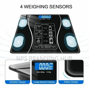 Smart Rechargeable Bluetooth Bmi Weighing Scale Ip