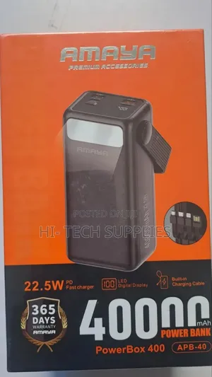 Amaya 40000mah Powerbank Apb-40