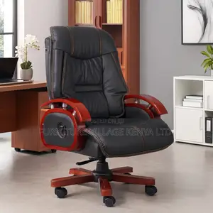 Office Chair; Ceo Reclining Leather Office Seat