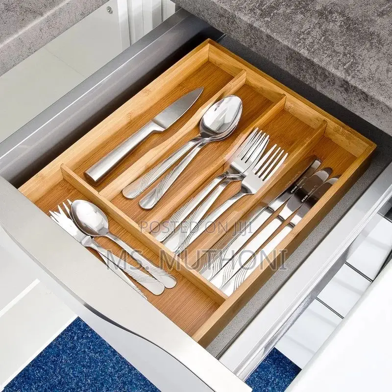 Eco Friendly Non-Expandable 5 Slot Cutlery Organizer