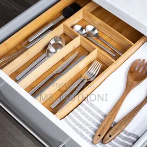 Eco Friendly Non-Expandable 5 Slot Cutlery Organizer