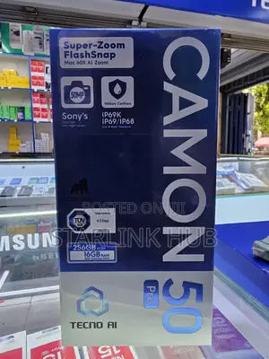 New Tecno Camon 50 Pro 256 GB Gray
