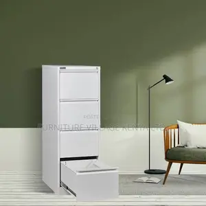 Office Cabinet; 4-drawer Cabinet With Bar Lock