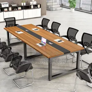 Office Table : 2.4m Hard Wood Boardroom Office Table