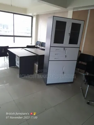 Half Glass File Cabinet Storage Cabinet