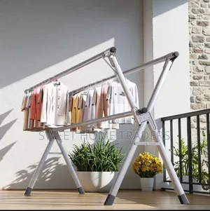 Stainless Steel Double Outdoor Cloth Drying Rack