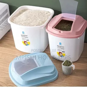 10kg Airtight Plastic Rice and Cereal Storage Bucket