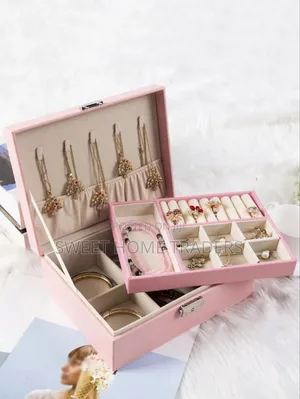 Pink Exquisite Jewelry Organizer*
