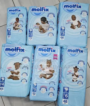 Molfix Baby Diapers Size - Jumbo