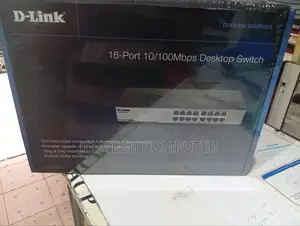 D-Link Des-1016d 16-Port Fast Ethernet Unmanaged Desktop Switch
