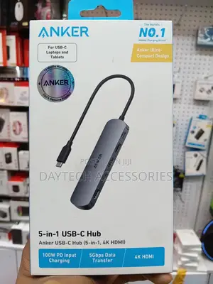 Anker Usb-C Hub (5-in-1, Hdmi) – A8357ha0 – Black