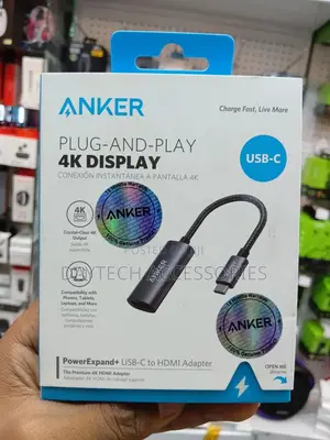 Anker Plug-and- Play Usb-C to Hdmi Adapter - Black