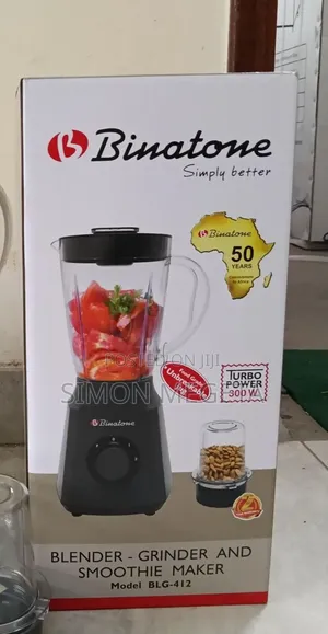 Powerful Binatone 2-in-1 Blender + Grinding Mill.