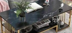 Black Marble Coffee Table Executive