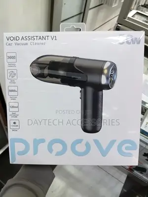 The Proove Void Assistant V1 Is a Portable Car Vacuum Cleaner - Black