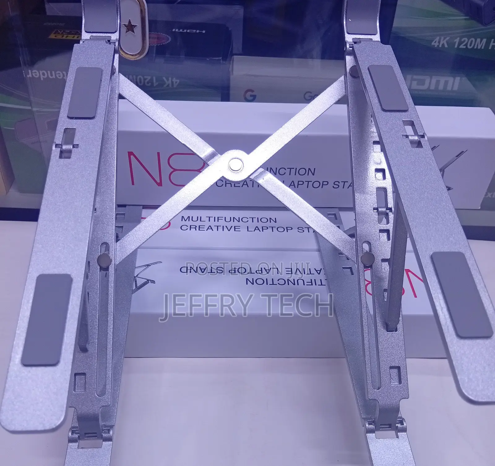 Portable, Foldable Laptop Stand, Likely a Generic Brand Such as Stri