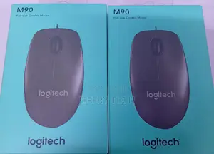 Logitech M90 Usb Corded Mouse, a Simple and Reliable Computer Peripher