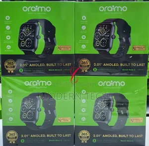 Oraimo Watch Nova 2 2.01" Amoled Ip68 Curved Smart Watch