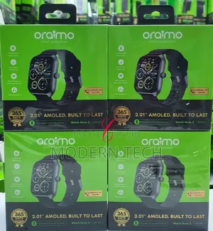 Oraimo Watch Nova 2 – Big 2.01" Amoled 20-Day Battery Ip68 Waterproof
