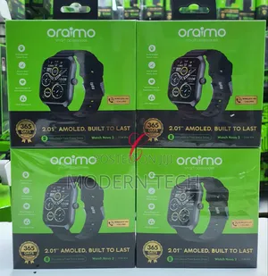 Oraimo Nova 2 Amoled Smartwatch (Bluetooth Call, Ip68, 2.01")