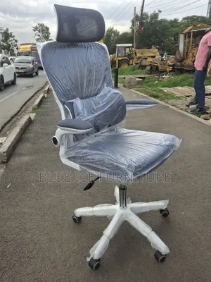 Modern Ergonomic Office White Chair
