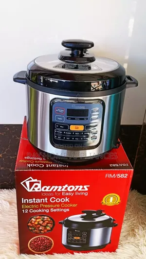 Ramtons Electric Pressure Cookers
Capacity_ 6 Litres