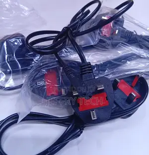 2-pin Power Cable With A Uk Plug Connector,