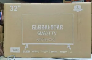 Frameless Design. 32 Inch Globalstar Smart Tv
