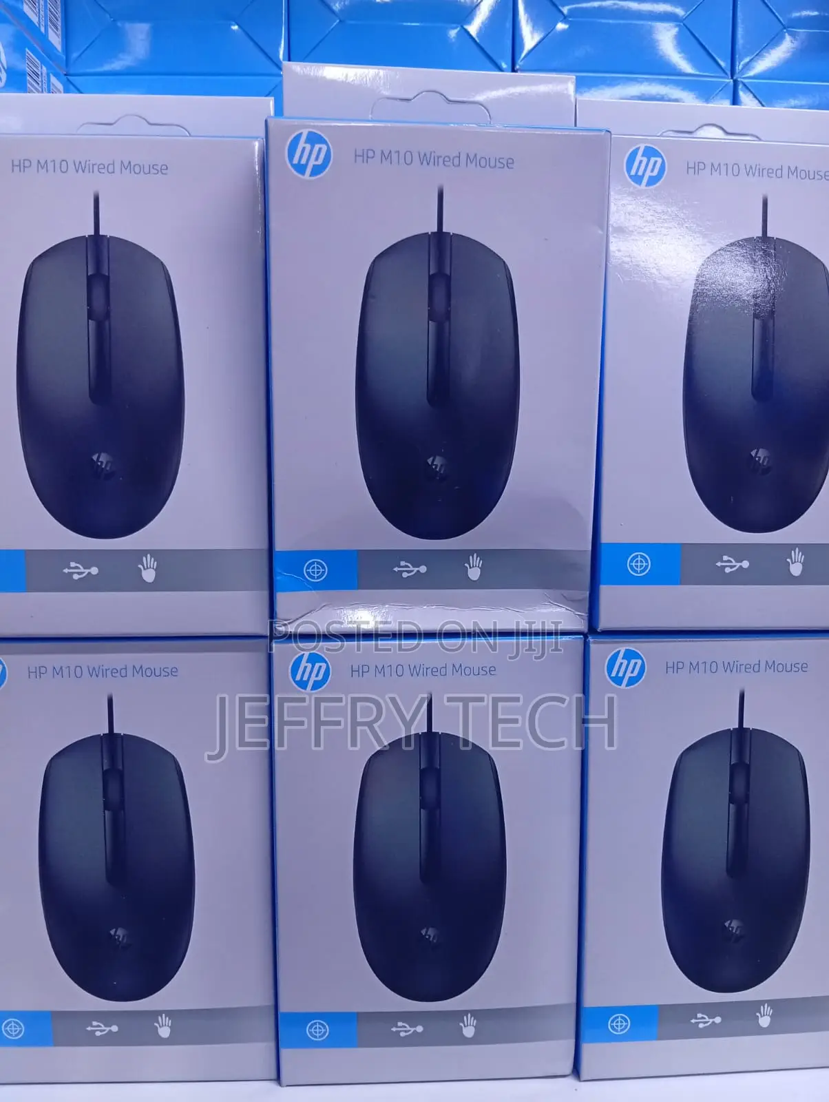 Hp M10 Wired Optical Mouse (Model 6cb80pa).