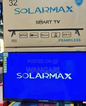 Frameless Design.Solarmax 32 Inch Smart Tv