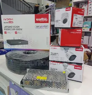 4 Cctv Set Dahua 4 Channel Dvr 4 Cctv Cameras Diy Cctv