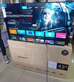 Bluetooth Enabled Solarmax 43 Inch Smart Tv