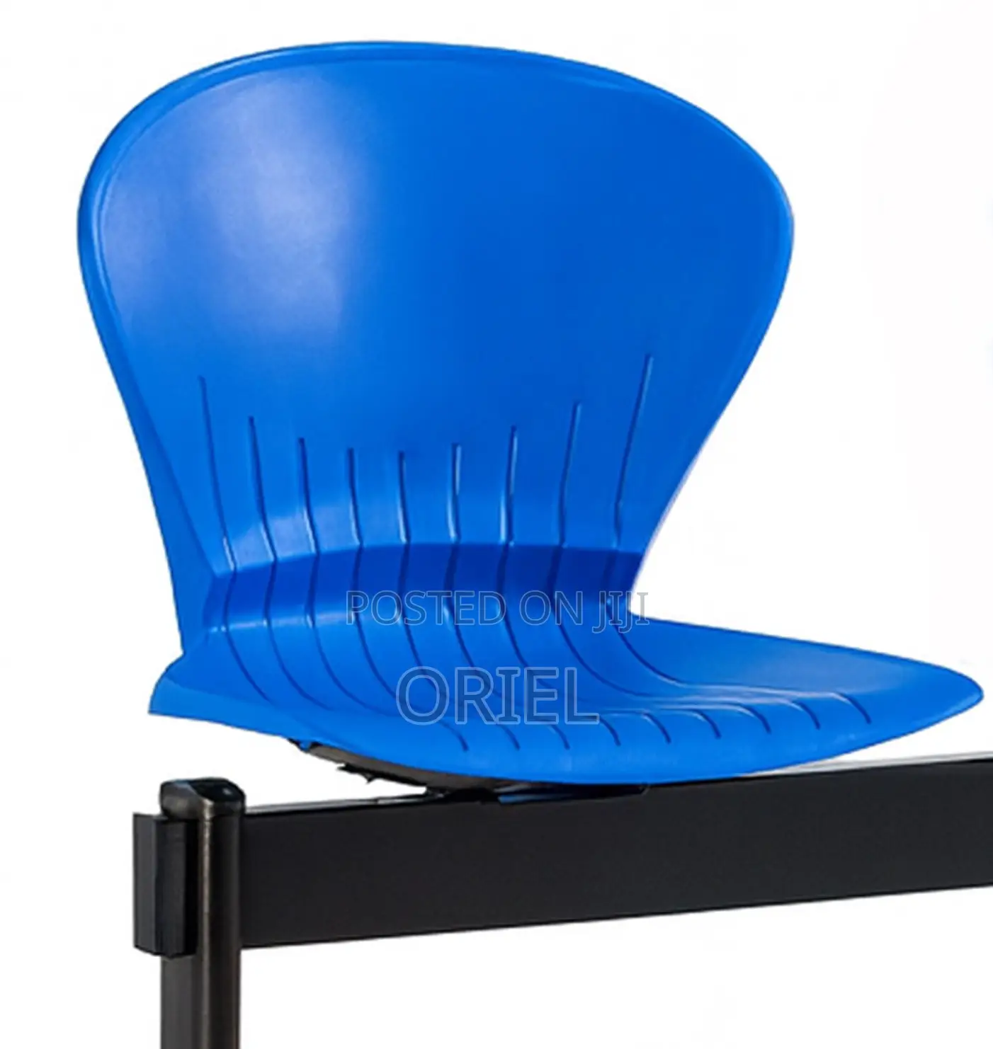 Office Bench : 3-Seater Plastic Modern Waiting Bench