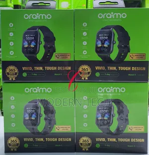 Oraimo Watch 5 2.01" Hd Panda Glass Smart Watch