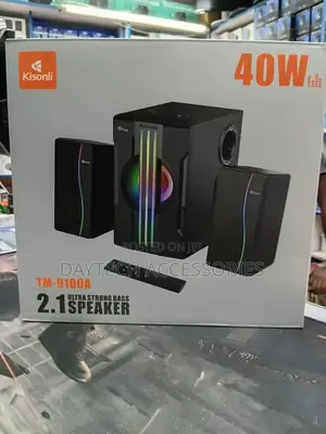The Kisonli Tm-9100a Is a 2.1 Channel Multimedia Bluetooth Speaker