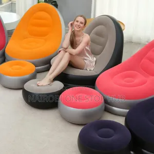 Inflatable Seat With Footrest