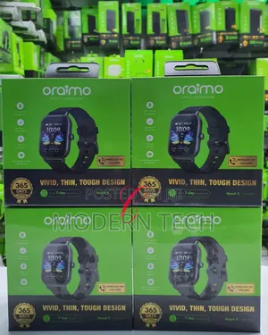 Oraimo Watch 5 – 2.01′′ Hd Smartwatch With Calling Fitness Tracking