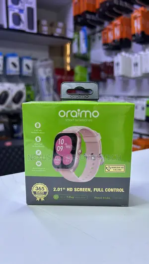 Oraimo Watch 5 Lite Osw-804 Pink – Stylish Smartwatch, Long Battery