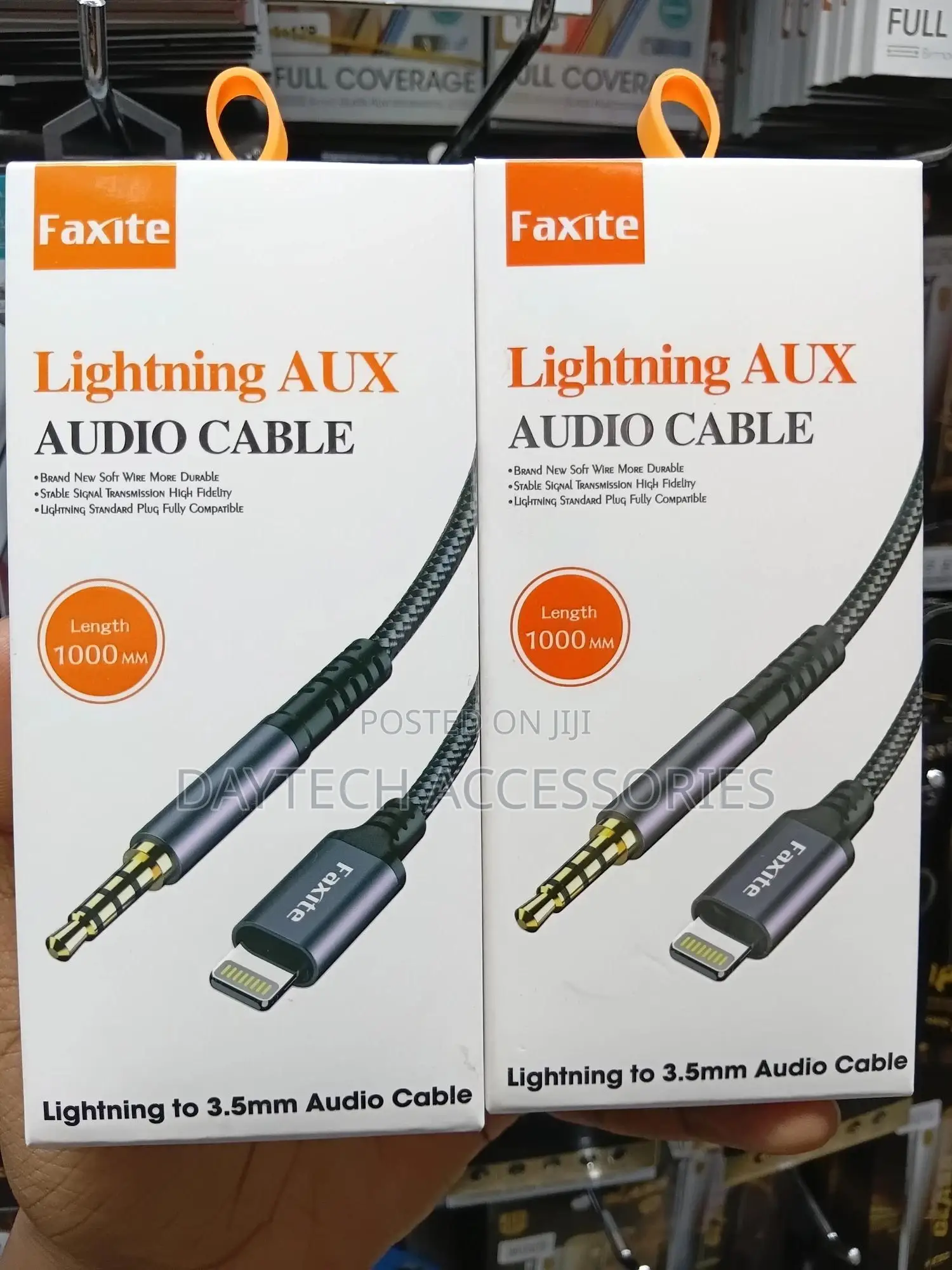This Is a Faxite Lightning to 3.5mm Aux Audio Cable.