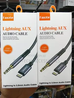 This Is a Faxite Lightning to 3.5mm Aux Audio Cable.