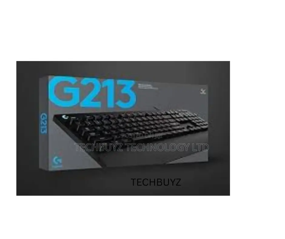 Logitech G213 Gaming Keyboard-black