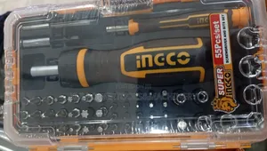 Ingco 55pcs Screwdriver Set/ Screwdriver and Bits