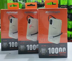 Amaya Apb-F131 10000mah Power Bank – 22.5w Fast Charging With Cable