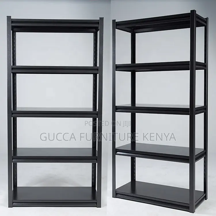 5-tier Metallic Adjustable Shelving Rack