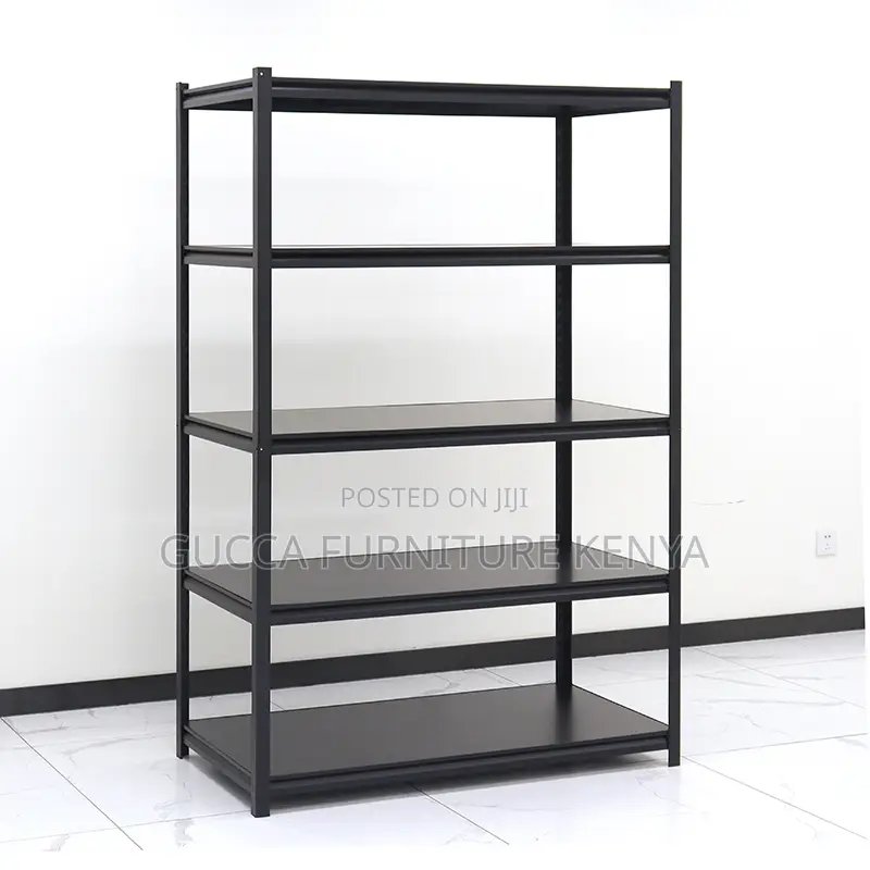 5-tier Metallic Adjustable Shelving Rack