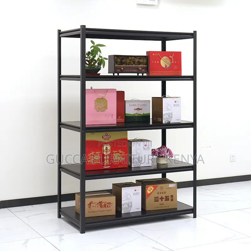 5-tier Metallic Adjustable Shelving Rack