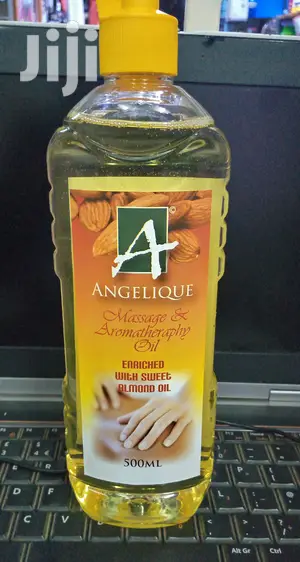 500ml Almond Angelique Massage & Aromatherapy Oil.